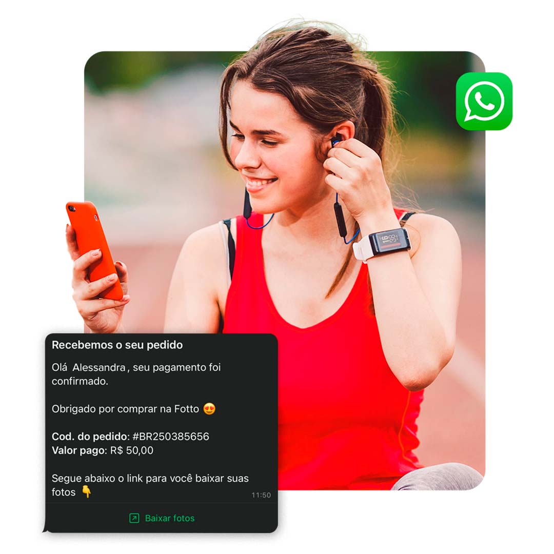The only one with delivery via WhatsApp